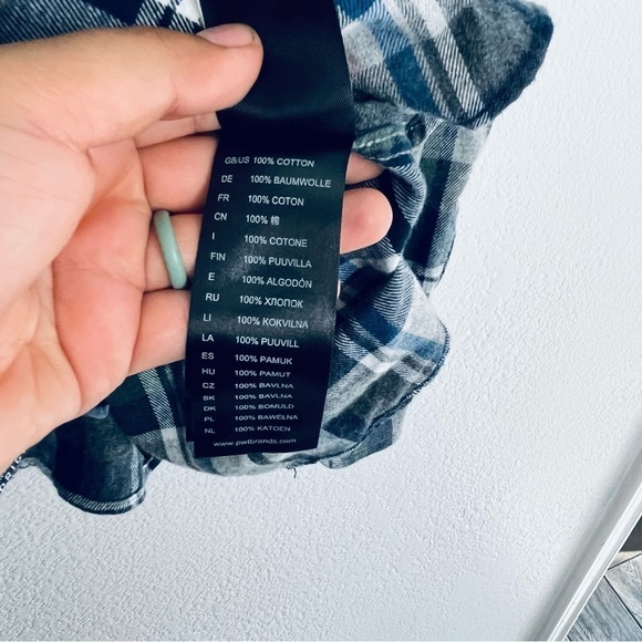 Jack’s size L plaid long sleeve button down shirt - Picture 6 of 6